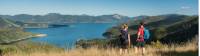 Taking in the amazing views from the top of the Queen Charlotte Track |  <i>MarlboroughNZ</i>
