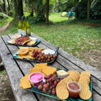 Snack time along the Whanganui River