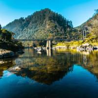 A reflective moment in the historic Karangahake Gorge | The Coromandel - Zac Morley