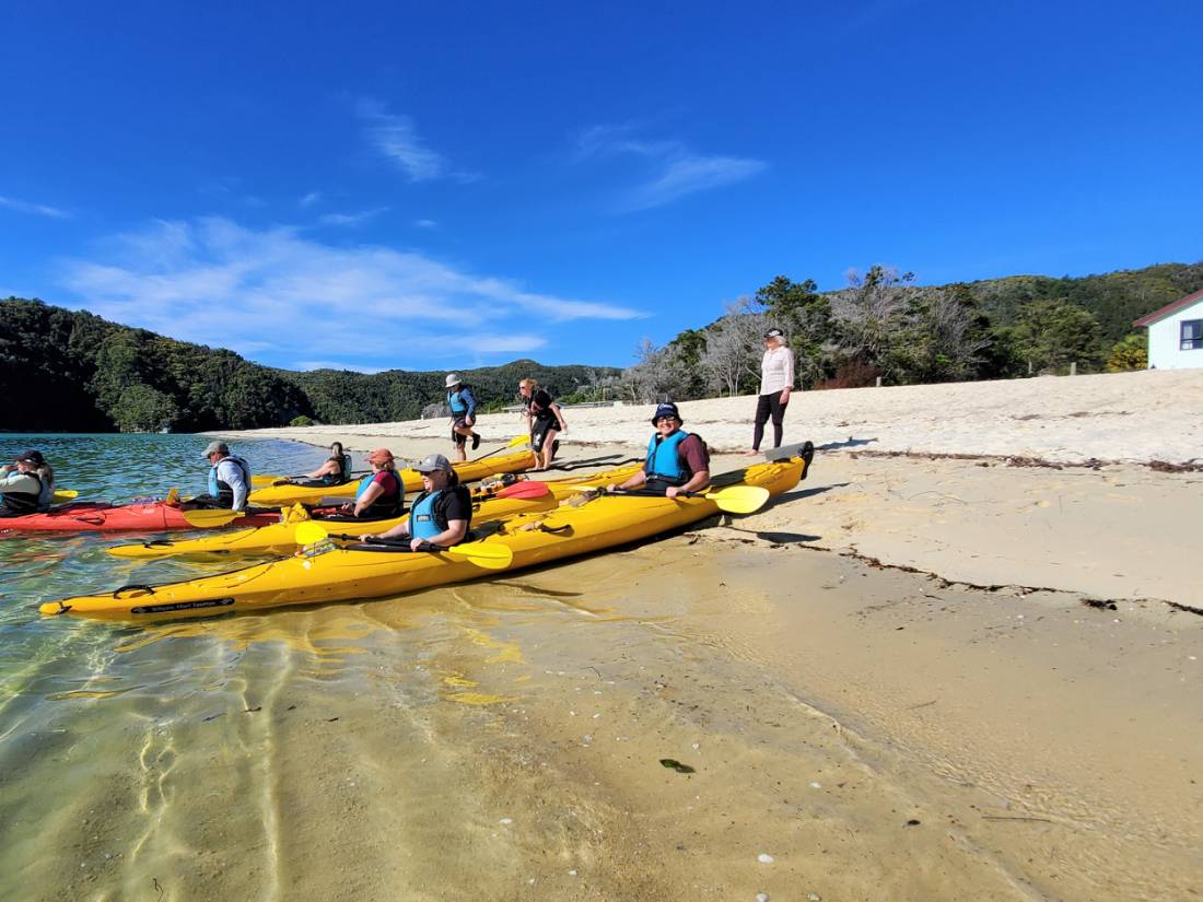 Kayaking at Torrent Bay