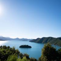 The sun shines down over Marlborough Sounds | MarlboroughNZ