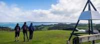 Stopping to take in the views out to Rangitoto from the top of Waiheke | Gabrielle Young