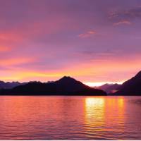 A magnificent Fiordland sunset | M Crouch