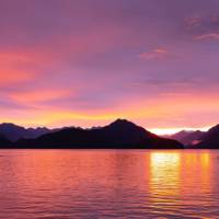 A magnificent Fiordland sunset | M Crouch