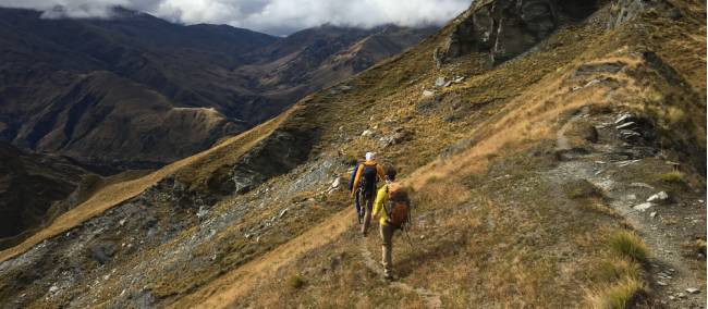 Following a small trail along the ridgeline | Janet Oldham